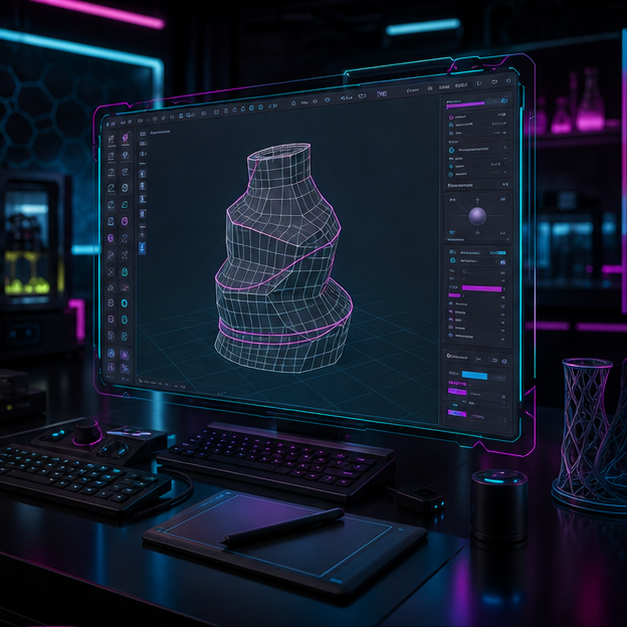 Проработка топологии 3D модели